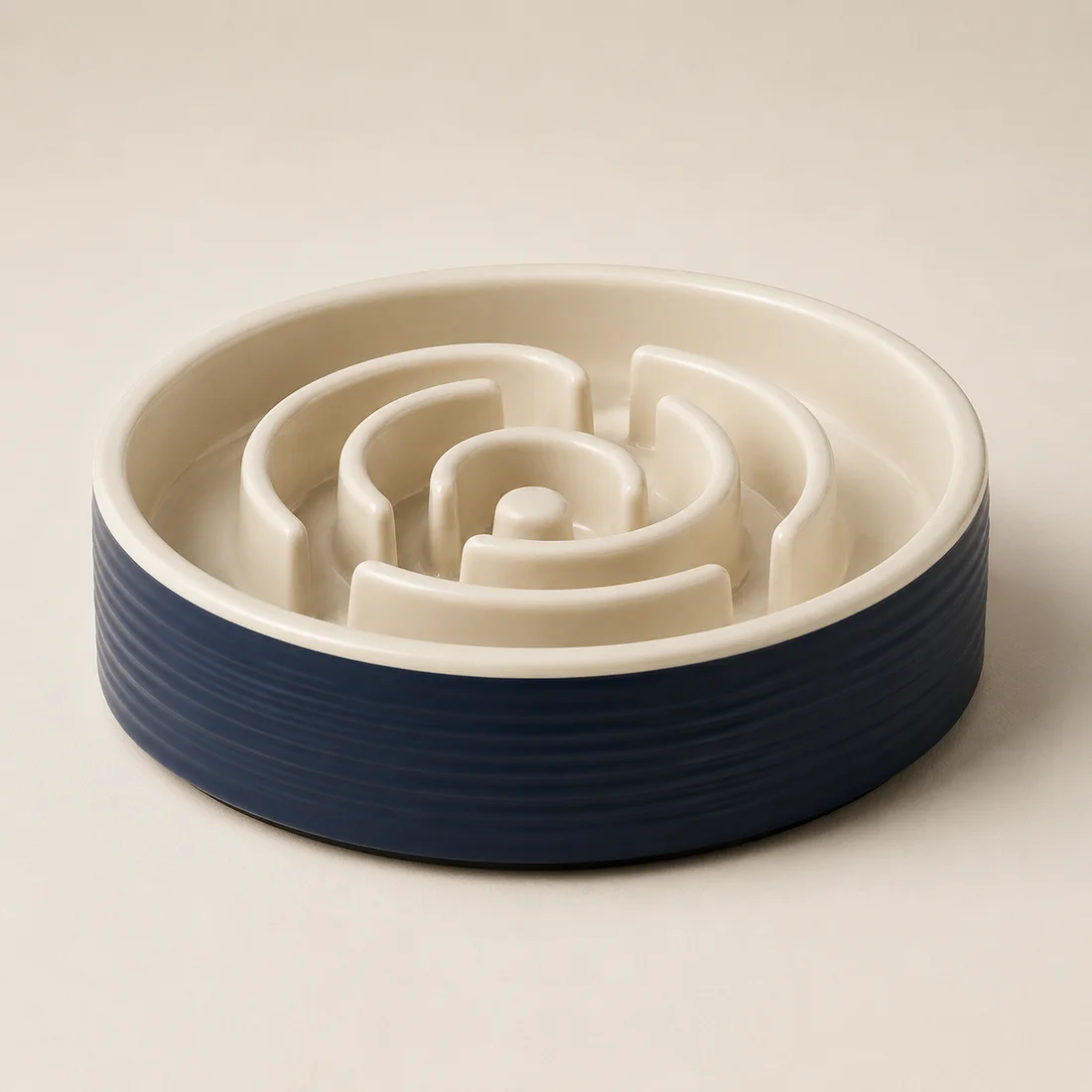 CalmBite Slow-Feeder Pet Bowl