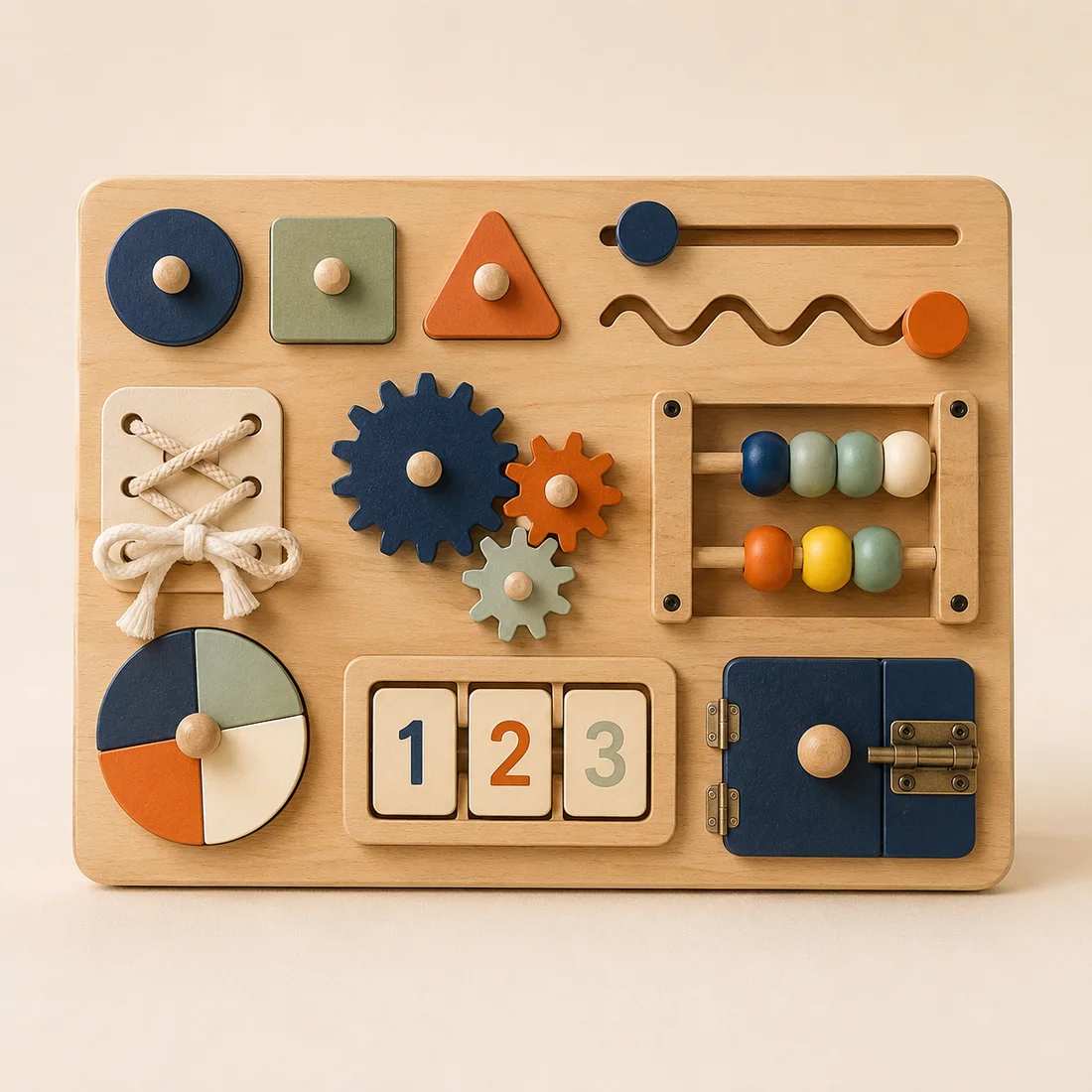 LittleLogic Wooden Learning Board