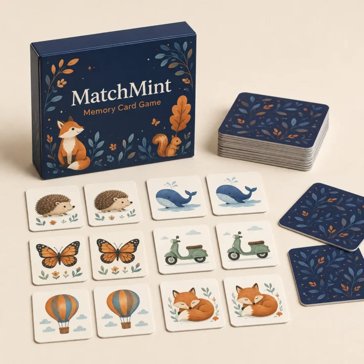 MatchMint Memory Card Game
