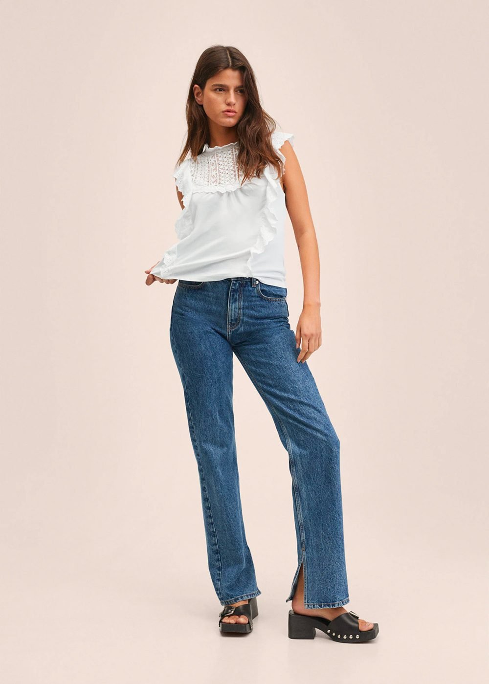 Frills cotton t-shirt - Image 2