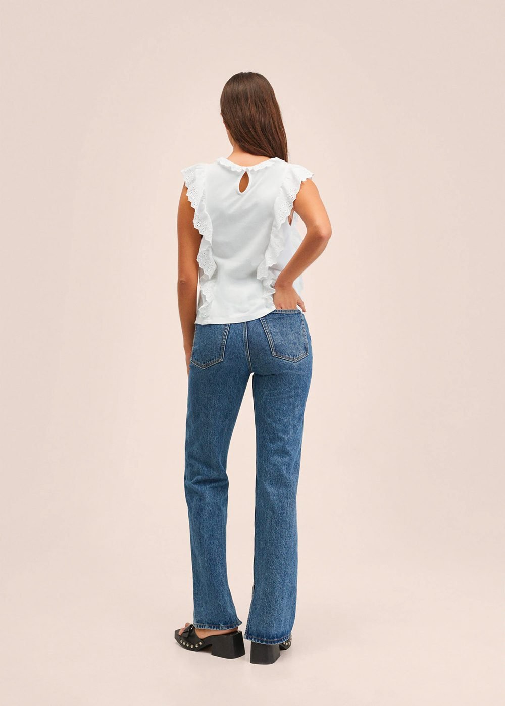 Frills cotton t-shirt - Image 3
